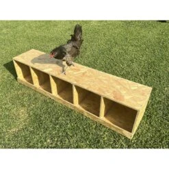 Zylina Best Rest 5 Bay Bird Nesting Box, 57x13-in -Meadow Farm 1020342 PT5. AC SS1800 V1700243873