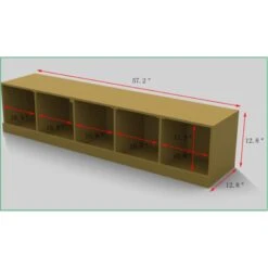 Zylina Best Rest 5 Bay Bird Nesting Box, 57x13-in -Meadow Farm 1020342 PT7. AC SS1800 V1700243845