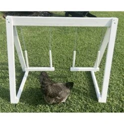 Zylina Play-N-Roost Bird Double Swing, 36x20-in