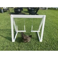 Zylina Play-N-Roost Bird Double Swing, 36x20-in -Meadow Farm 1020374 PT8. AC SS1800 V1700243815