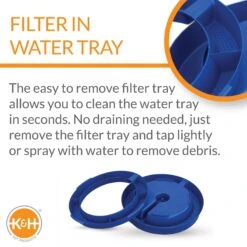 K&H Pet Products Unheated Poultry Waterer, 2.5-gallon -Meadow Farm 121209 PT2. AC SS1800 V1693229498