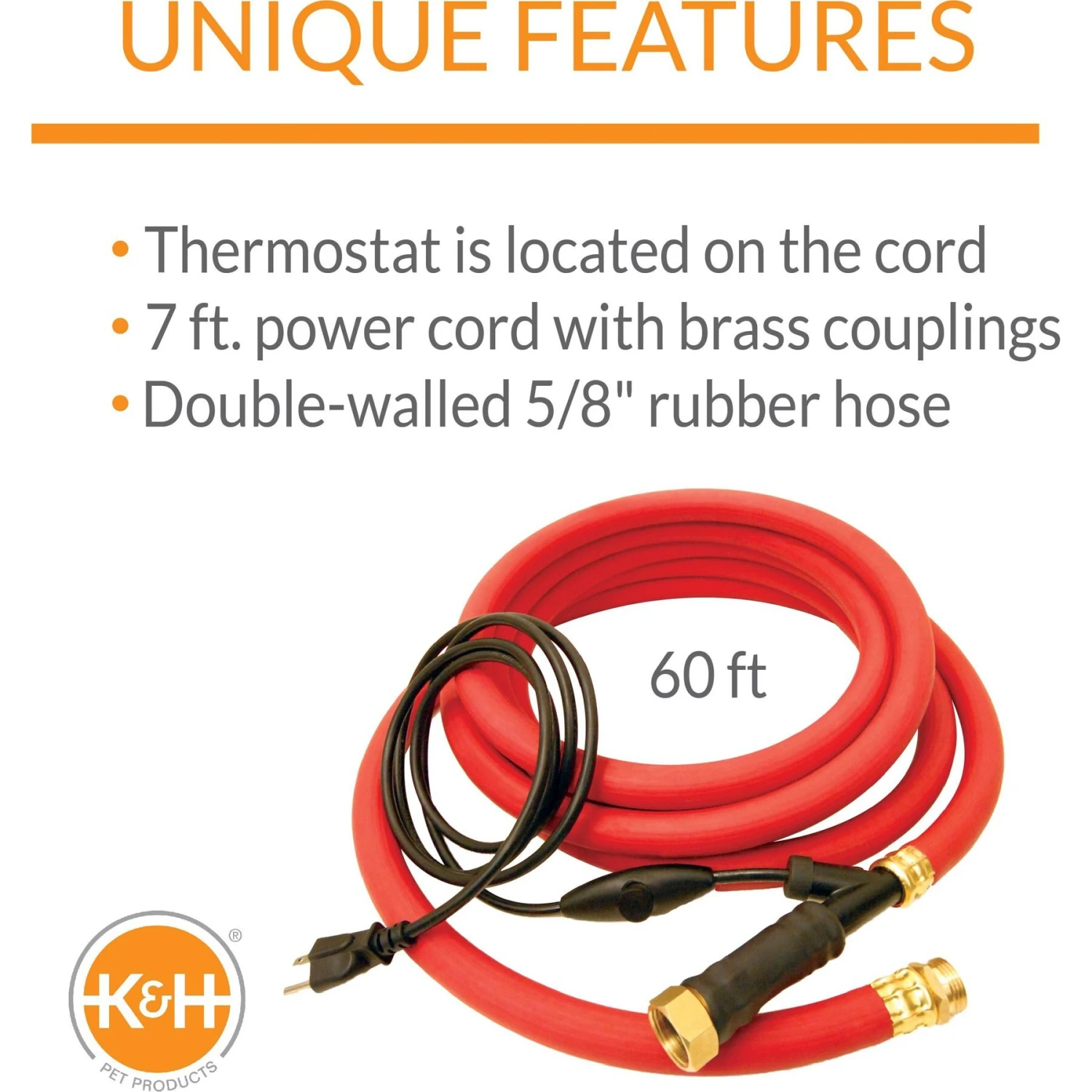 K&H Pet Products Rubber Thermo-Hose 2 K&H Pet Products Rubber Thermo-Hose - Image 2