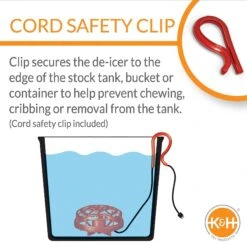 K&H Pet Products Ultimate Bucket Heater With Cord Clip -Meadow Farm 121230 PT2. AC SS1800 V1626389514
