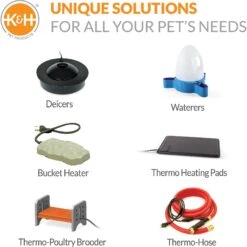 K&H Pet Products Ultimate Bucket Heater With Cord Clip -Meadow Farm 121230 PT8. AC SS1800 V1626388611