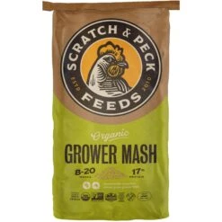 Scratch And Peck Feeds Naturally Free Organic 17% Protein Grower Chicken & Duck Feed