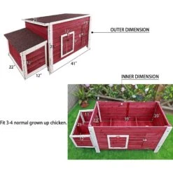 Petsfit Chicken Coop 11 Petsfit Chicken Coop -Meadow Farm 141700 PT5. AC SS1800 V1521463867