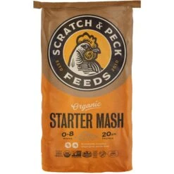 Scratch And Peck Feeds Naturally Free Organic Starter Chicken & Duck Feed