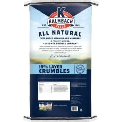 Kalmbach Feeds All Natural 16% Protein Layer Crumbles Chicken Feed -Meadow Farm 143499 PT2. AC SS1800 V1675176254