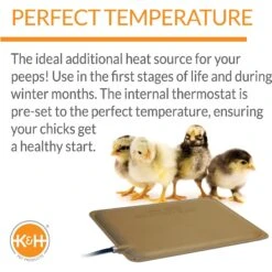 K&H Pet Products Thermo-Peep Heated Pad -Meadow Farm 164030 PT2. AC SS1800 V1647904011