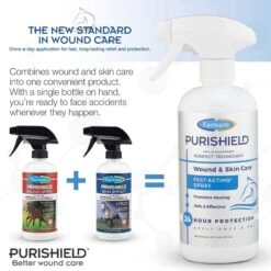 Farnam PuriShield Farm Animal & Horse Fast-Acting Wound & Skin Care Spray -Meadow Farm 165245 PT6. AC SS1800 V1678737832