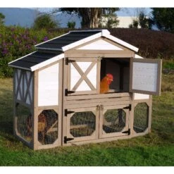 ZooVilla Country Style Chicken Coop -Meadow Farm 178545 PT4. AC SS1800 V1563299210