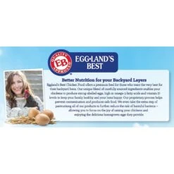 Eggland's Best 17% Protein Organic Layer Mini-Pellets Chicken Feed -Meadow Farm 184996 PT7. AC SS1800 V1566420796