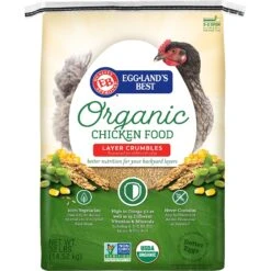 Eggland's Best 17% Protein Organic Layer Crumbles Chicken Feed