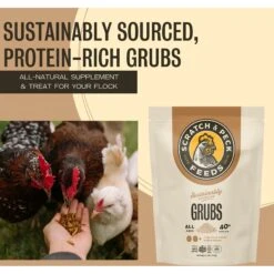 Scratch And Peck Feeds Cluckin' Good Grubs Poultry Treats -Meadow Farm 188028 PT2. AC SS1800 V1682017752