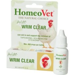 HomeoVet Avian WRM Clear Worms Removal Bird Supplement