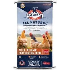Kalmbach Feeds All Natural 20% Protein Full Plume Feathering Chicken Feed, 50-lb Bag