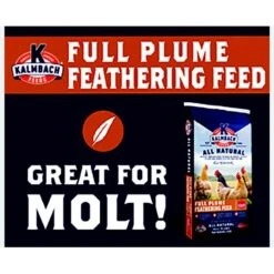 Kalmbach Feeds All Natural 20% Protein Full Plume Feathering Chicken Feed, 50-lb Bag 14 Kalmbach Feeds All Natural 20% Protein Full Plume Feathering Chicken Feed, 50-lb Bag -Meadow Farm 200000 PT6. AC SS1800 V1665438597