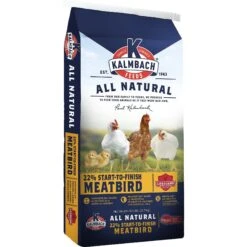 Kalmbach Feeds All Natural 22% Protein Start-To-Finish Meatbird Crumbles Chicken Feed
