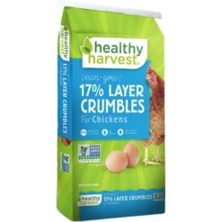 Healthy Harvest Non-GMO 17% Protein Layer Crumbles Chicken Feed