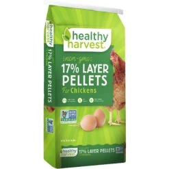 Healthy Harvest Non-GMO 17% Protein Layer Pellets Chicken Feed