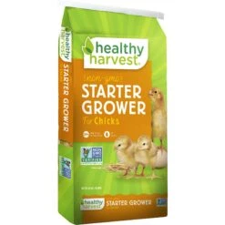 Healthy Harvest Non-GMO 20% Protein Chick Starter Grower Crumbles Chicken Feed