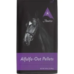 Ametza Alfalfa-Oats Hay Replacer Pellets All-Natural Farm Animal & Horse Forage