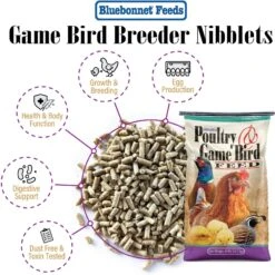 Bluebonnet Feeds Game Bird Breeder 20% Protein Nibblet Bird Food -Meadow Farm 205357 PT2. AC SS1800 V1682096568