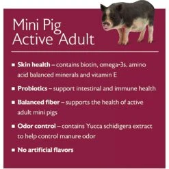 Mazuri Mini Pig Active Adult Food -Meadow Farm 205665 PT3. AC SS1800 V1602022863