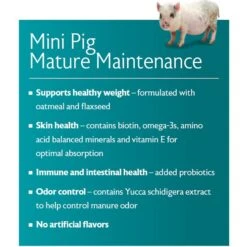 Mazuri Mini Pig Mature Maintenance Food -Meadow Farm 205667 PT3. AC SS1800 V1602034853