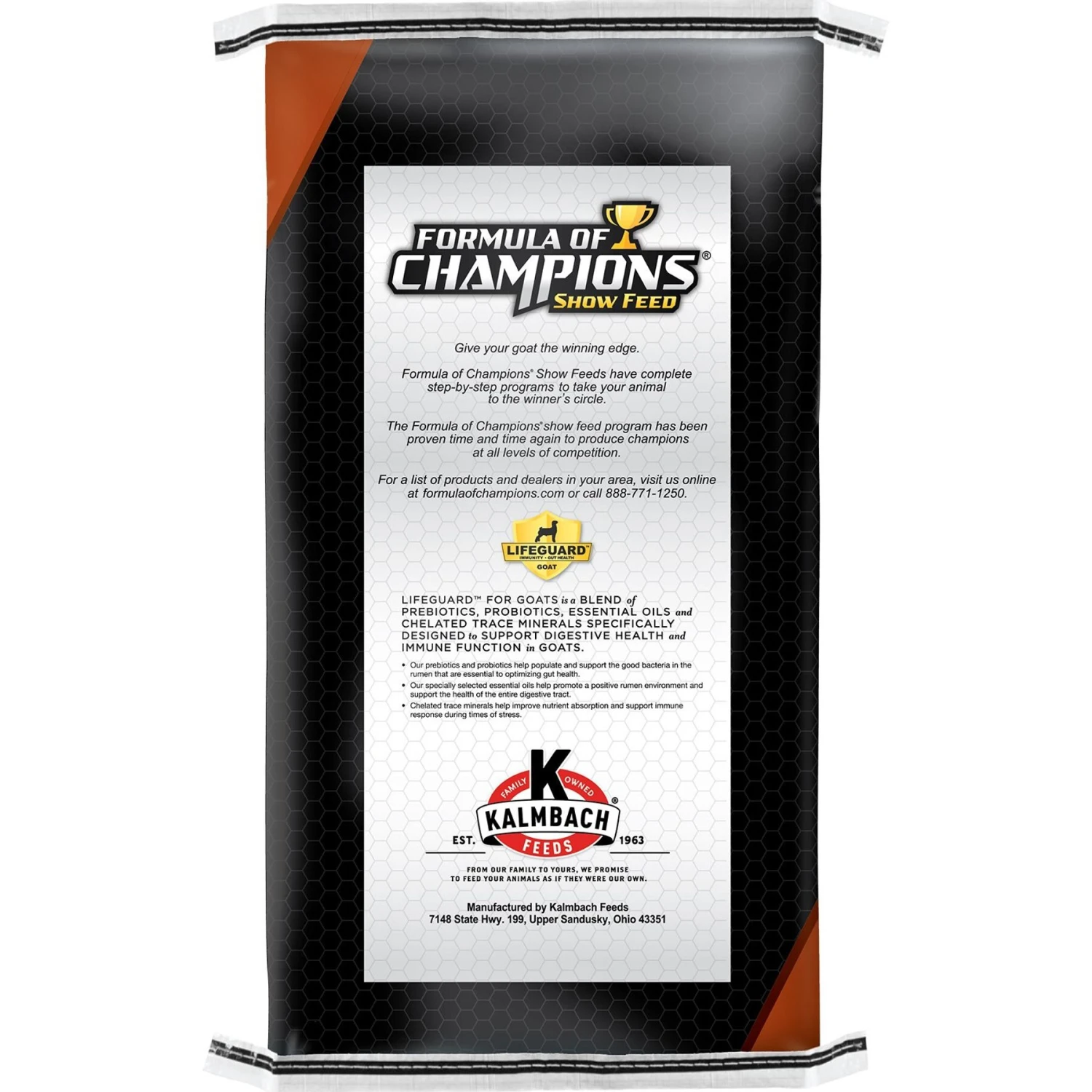 Formula Of Champions GTO Turbo Starter & Grower Show Goat Feed, 50-lb Bag 3 Formula Of Champions GTO Turbo Starter & Grower Show Goat Feed, 50-lb Bag - Image 3