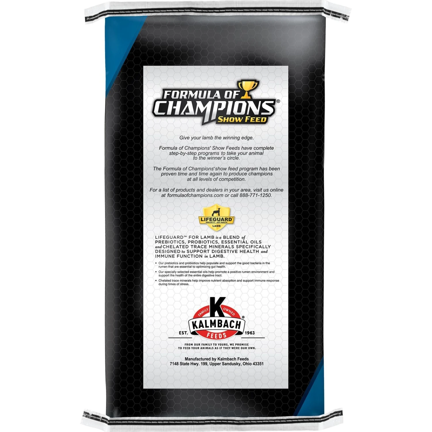 Formula Of Champions X-Factor Show Lamb Feed, 50-lb Bag 3 Formula Of Champions X-Factor Show Lamb Feed, 50-lb Bag - Image 3