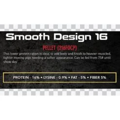 Formula Of Champions Smooth Design 16% Protein Show Pig Feed, 50-lb Bag 9 Formula Of Champions Smooth Design 16% Protein Show Pig Feed, 50-lb Bag -Meadow Farm 206212 PT5. AC SS1800 V1581367114