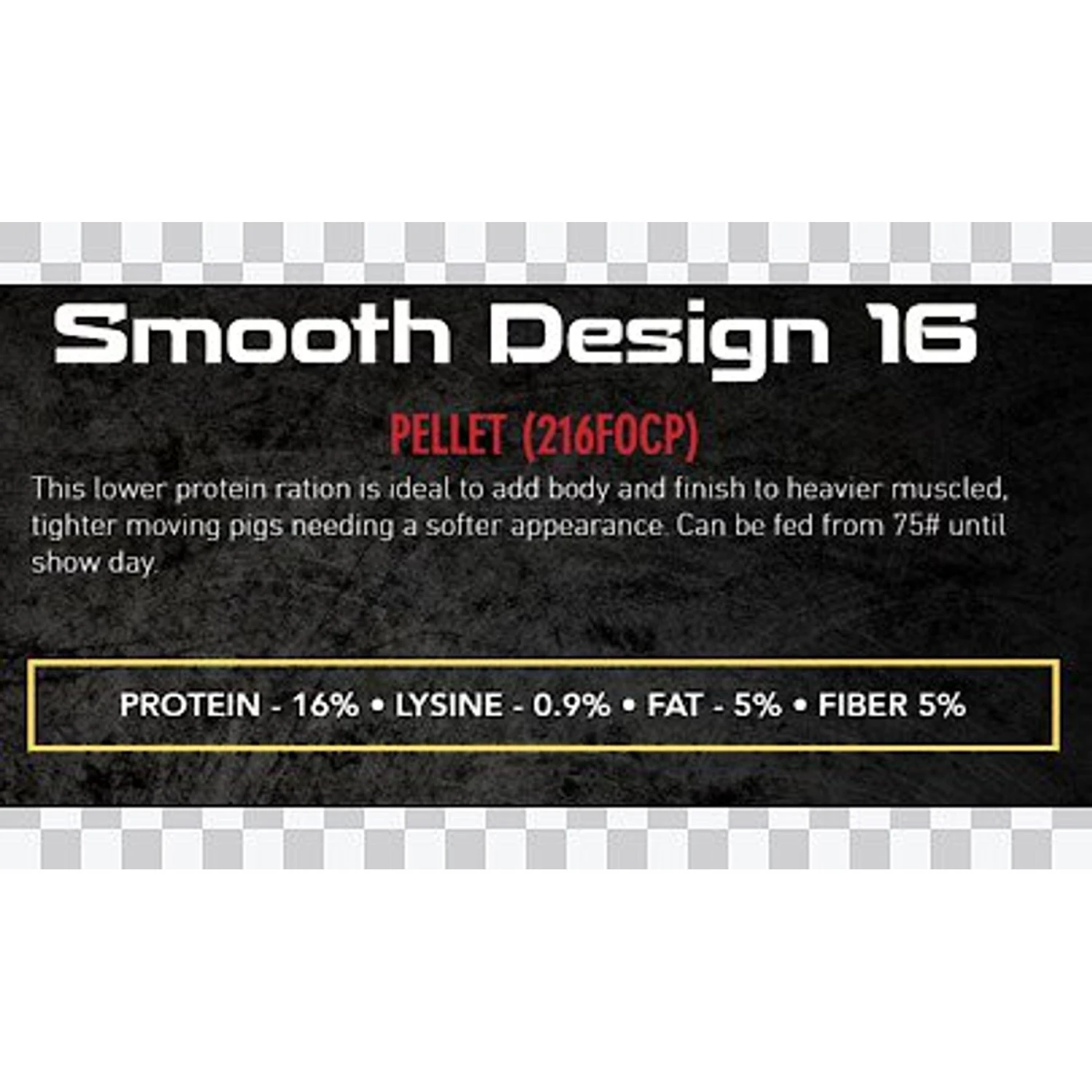 Formula Of Champions Smooth Design 16% Protein Show Pig Feed, 50-lb Bag 4 Formula Of Champions Smooth Design 16% Protein Show Pig Feed, 50-lb Bag - Image 4