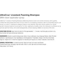 UltraCruz Foaming Livestock Shampoo 7 UltraCruz Foaming Livestock Shampoo -Meadow Farm 211245 PT8. AC SS1800 V1679517352