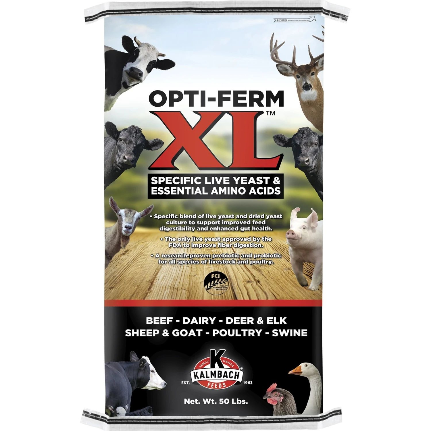 Kalmbach Feeds Opti-Ferm X-Large Yeast Livestock Feed 1 Kalmbach Feeds Opti-Ferm X-Large Yeast Livestock Feed