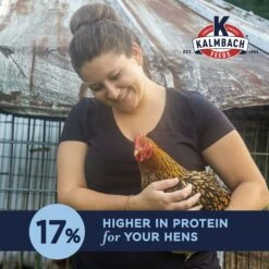 Kalmbach Feeds All Natural Non-GMO 17% Protein Layer Crumbles Chicken Feed, 50-lb Bag 12 Kalmbach Feeds All Natural Non-GMO 17% Protein Layer Crumbles Chicken Feed, 50-lb Bag -Meadow Farm 218121 PT3. AC SS1800 V1682110093