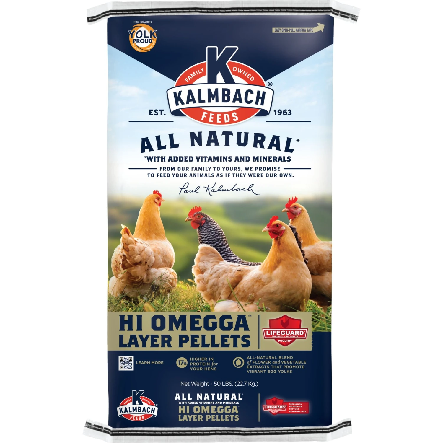 Kalmbach Feeds All Natural Hi Omega 17% Protein Layer Pellets Chicken Feed 1 Kalmbach Feeds All Natural Hi Omega 17% Protein Layer Pellets Chicken Feed