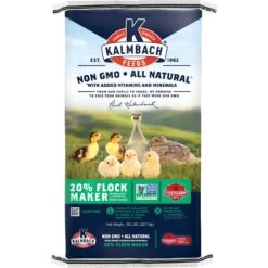 Kalmbach Feeds All Natural Non-GMO 20% Protein Flock Maker Crumbles Chicken Feed