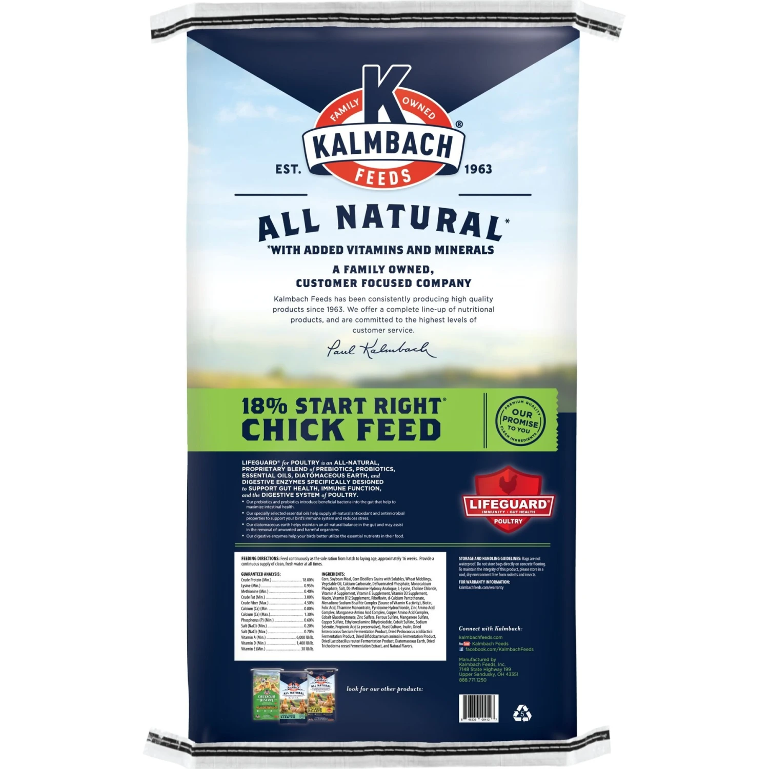 Kalmbach Feeds All Natural 18% Protein Start Right Chick Feed 2 Kalmbach Feeds All Natural 18% Protein Start Right Chick Feed - Image 2
