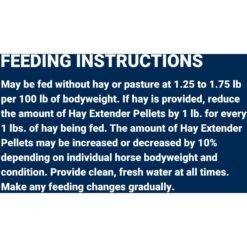 Kalmbach Feeds Hay Extender Forage Hay Flavor Pellets Farm Animal & Horse Supplement, 50-lb Bag -Meadow Farm 218149 PT4. AC SS1800 V1686079582