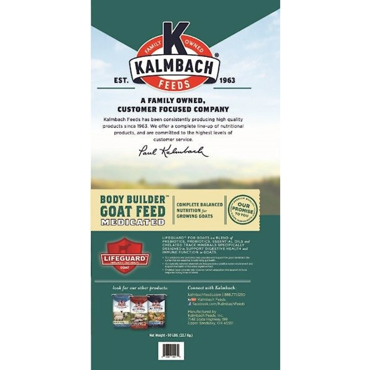 Kalmbach Feeds Body Builder Goat Feed, 50-lb Bag 2 Kalmbach Feeds Body Builder Goat Feed, 50-lb Bag - Image 2