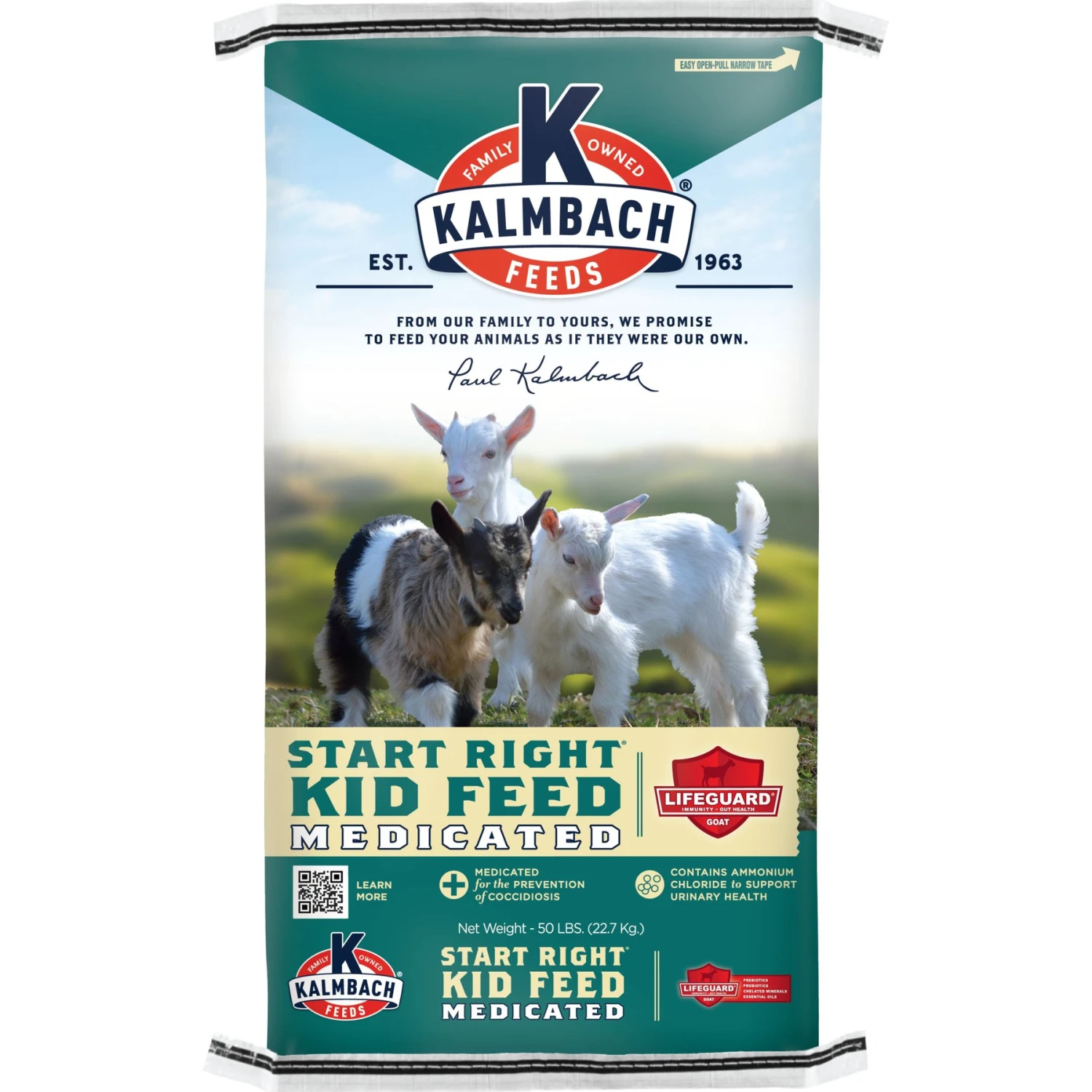 Kalmbach Feeds Start Right Young Goat Feed, 50-lb Bag 1 Kalmbach Feeds Start Right Young Goat Feed, 50-lb Bag