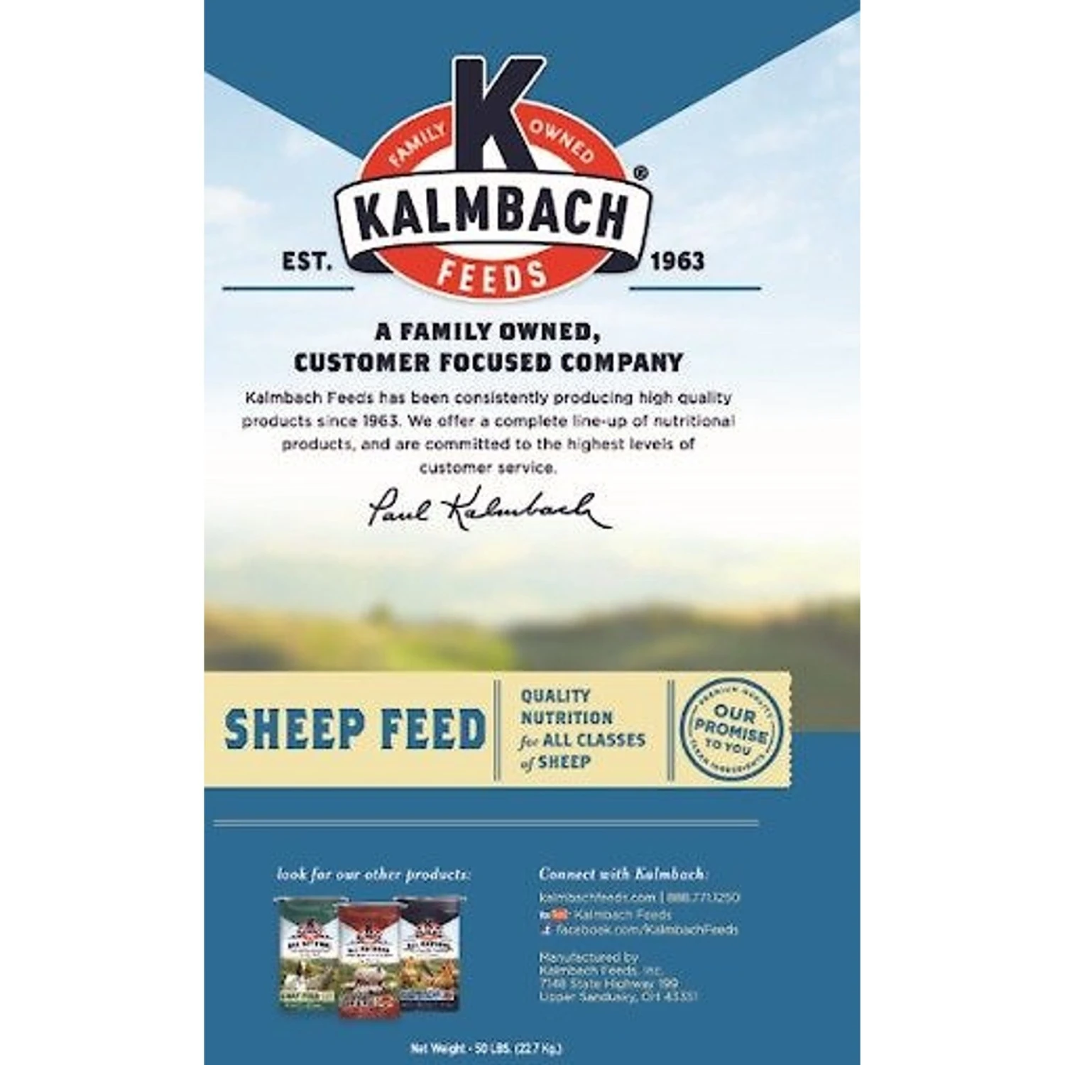 Kalmbach Feeds 15% Textured Ewe Maintainer Sheep Feed, 50-lb Bag 2 Kalmbach Feeds 15% Textured Ewe Maintainer Sheep Feed, 50-lb Bag - Image 2