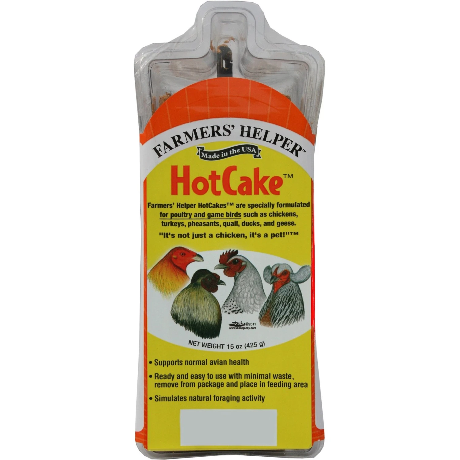 Farmers' Helper HotCake Poultry Treats, 15-oz Block 1 Farmers' Helper HotCake Poultry Treats, 15-oz Block