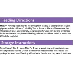 Mazuri Oat & Honey Mini Pig Treats, 6-lb Bag 13 Mazuri Oat & Honey Mini Pig Treats, 6-lb Bag -Meadow Farm 222266 PT6. AC SS1800 V1602040560