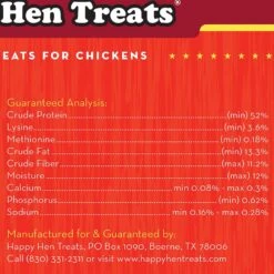 Happy Hen Treats Cricket Craze Dried Crickets Chicken Treats -Meadow Farm 222416 PT2. AC SS1800 V1582645996