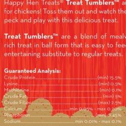 Happy Hen Treats Treat Tumblers Seeds & Mealworms Chicken Treats -Meadow Farm 222420 PT2. AC SS1800 V1582646066