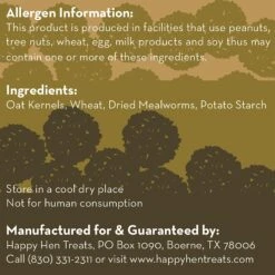 Happy Hen Treats Treat Tumblers Seeds & Mealworms Chicken Treats -Meadow Farm 222420 PT3. AC SS1800 V1582646096