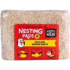 Happy Hen Treats Excelsior Nest Box Bedding Chicken Nesting Pads