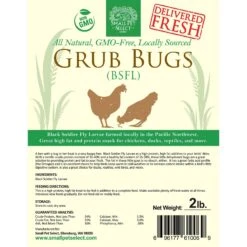 Small Pet Select Grub Bugs Black Soldier Fly Larvae Poultry Feed 6 Small Pet Select Grub Bugs Black Soldier Fly Larvae Poultry Feed -Meadow Farm 224560 PT3. AC SS1800 V1612457257